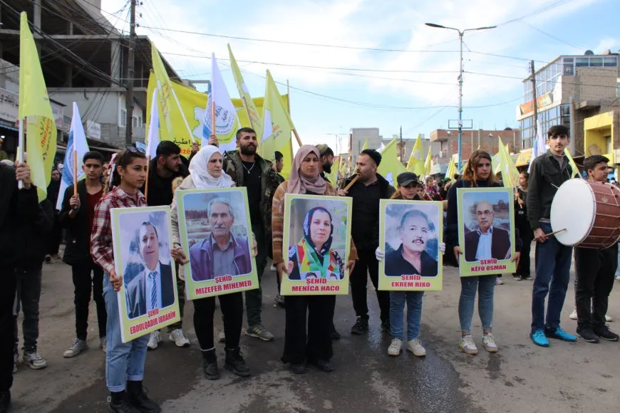  Thousands people: We are all SDF, Long live resistance of Tishreen Dam protesters