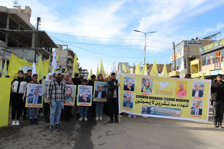  Thousands people: We are all SDF, Long live resistance of Tishreen Dam protesters