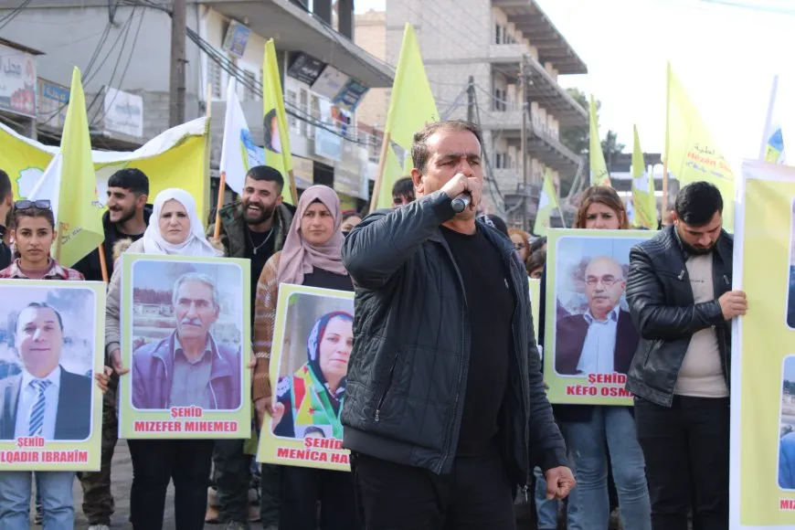  Thousands people: We are all SDF, Long live resistance of Tishreen Dam protesters