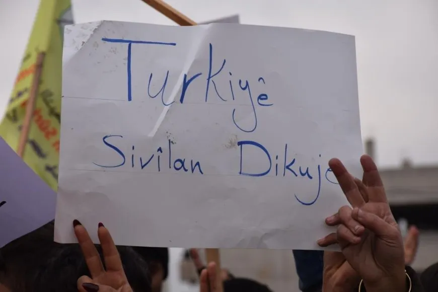  Thousands people: We are all SDF, Long live resistance of Tishreen Dam protesters