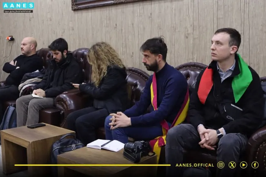 European delegation visits Autonomous Administration of NE, Syria