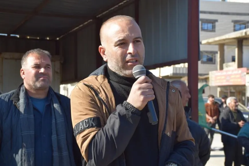 People of Kobani welcome returning protesters  from Tishrin Dam