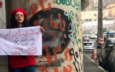 Newly released activist protests against death sentence for women activists in Iran