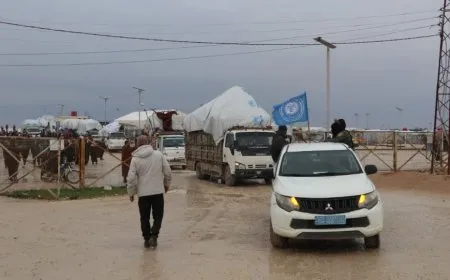 Within framework of voluntary return initiative, 58 families leave Arisha camp to Deir ez-Zor