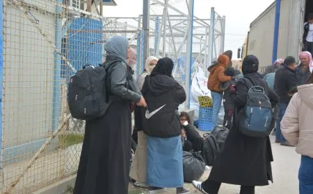 44 Iraqi families leave Roj Camp in NE Syria for their homeland