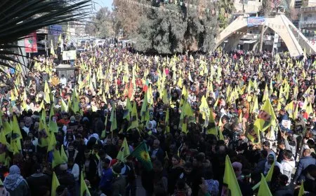 From protest in Hasaka: “Black Day” will become “Freedom Day” for Leader Ocalan
