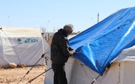 Afrin, Shahba displaced face harsh winter conditions