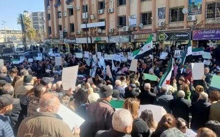 Protests in As-Suwayda against Turkey, Israel