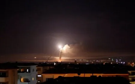 Intensive Israeli raids on Syria