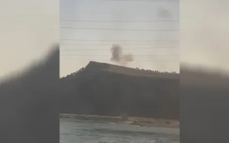 Turkish occupation aircraft bombard Tishrin Dam vicinity