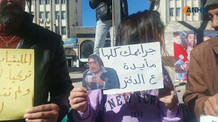 Protest in As-Suwayda against Turkish mercenaries with slogans such as "Abu Amsha is a chicken thief"