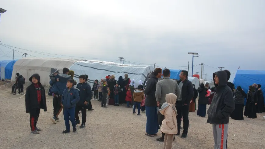 44 Iraqi families leave Roj Camp in NE Syria for their homeland