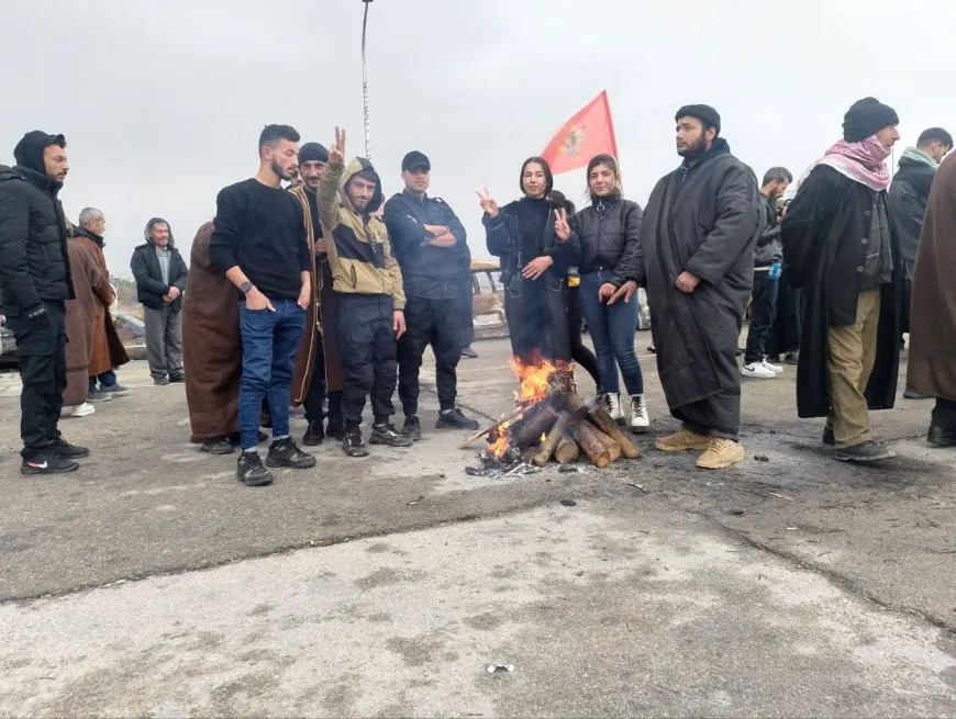Protest at Tishrin Dam continues for 34th day despite bombing and cold