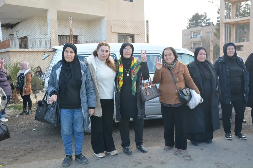 Women head to Qamishlo for march demanding Leader's physical freedom