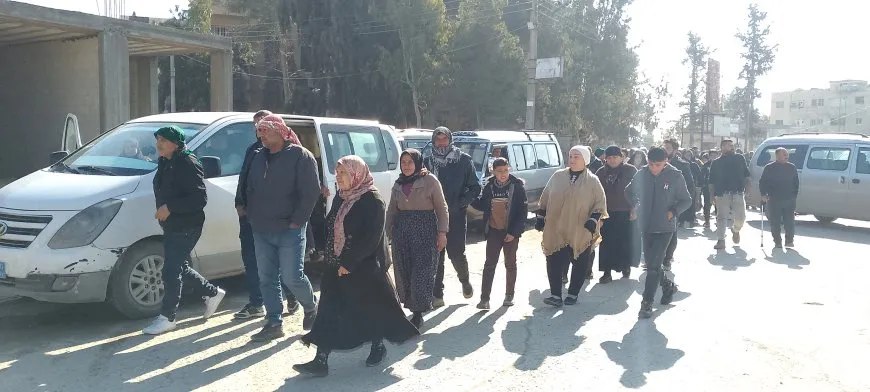 People of NE Syria take part in 4 demonstrations, 5 protest stands condemning international conspiracy