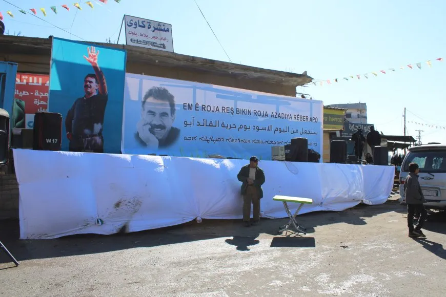 People of NE Syria take part in 4 demonstrations, 5 protest stands condemning international conspiracy