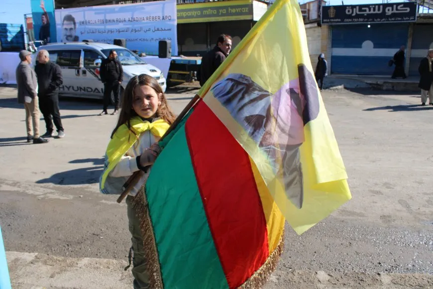 People of NE Syria take part in 4 demonstrations, 5 protest stands condemning international conspiracy