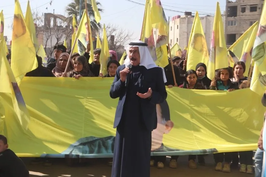 Massive rallies in Raqqa for leader Ocalan's Physical Freedom