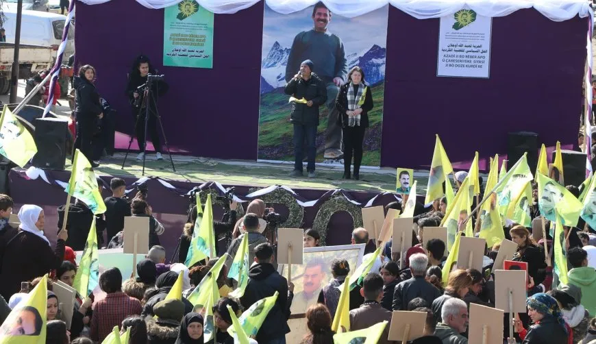 Thousands in Aleppo demand physical freedom of leader Ocalan