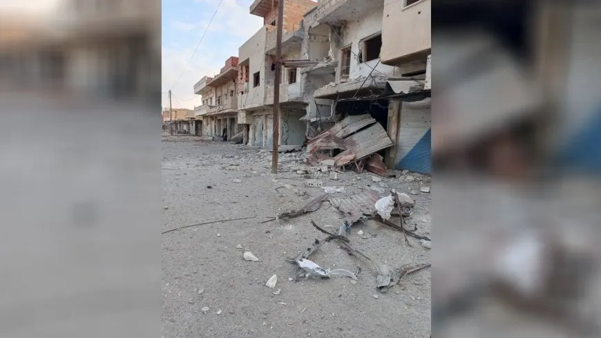 Widespread destruction in Zirghan as result of Turkish occupation shelling