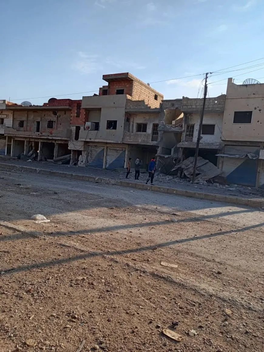 Widespread destruction in Zirghan as result of Turkish occupation shelling