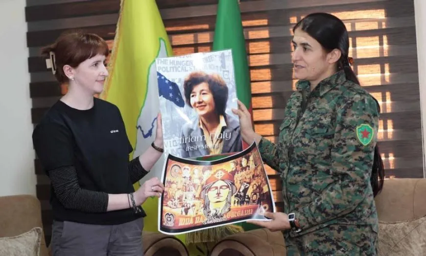 Delegation of foreign activists and journalists visits YPJ