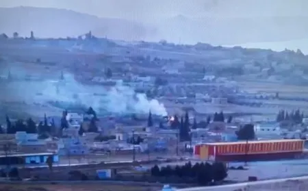 Ain Issa and Kobani under Turkish shelling