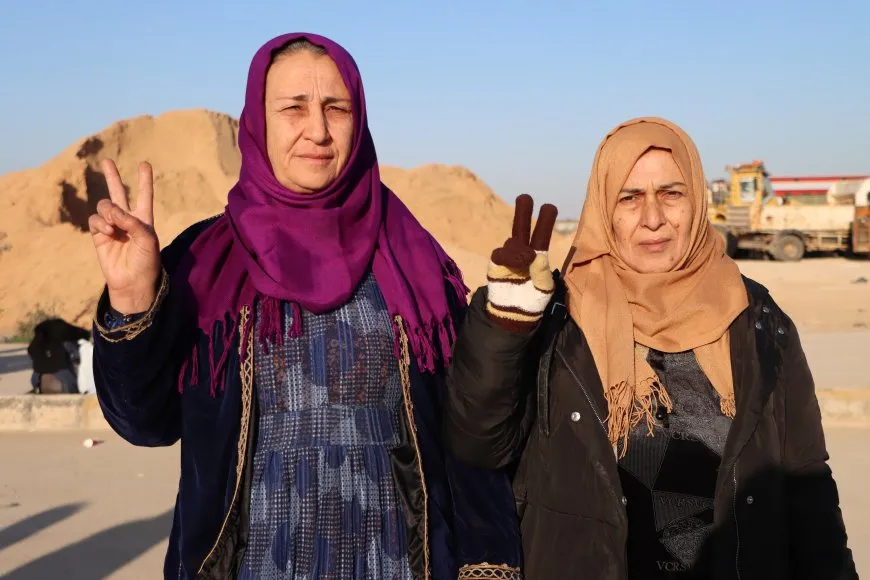 Residents of 4 cities in Jazera Canton head to Tishrin Dam