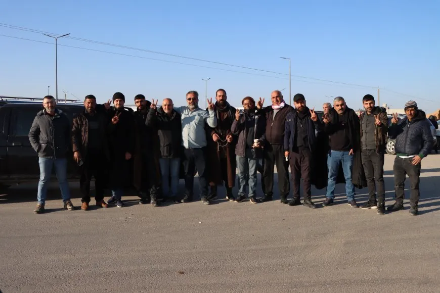 Residents of 4 cities in Jazera Canton head to Tishrin Dam