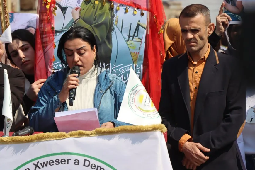Popular condemnation in Qamishlo of Syrian coast massacres