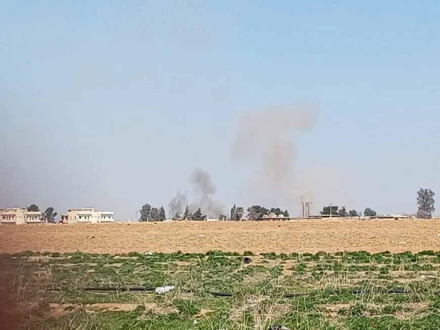 Turkish occupation expands its bombardment and targets Tal Tamr city center