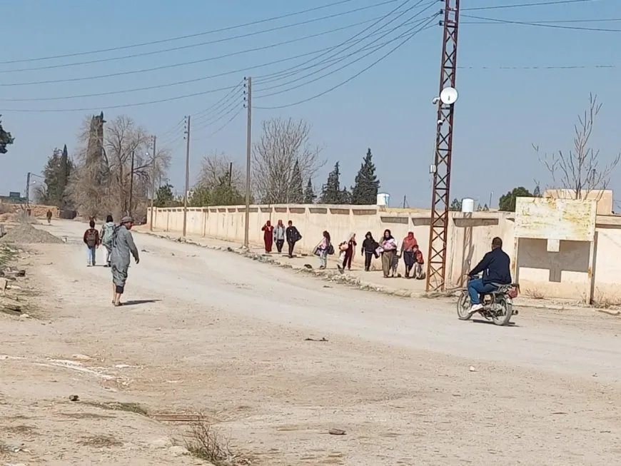 Turkish occupation expands its bombardment and targets Tal Tamr city center
