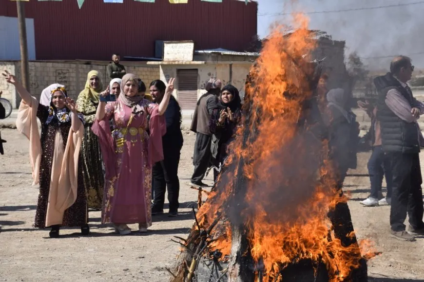 First Newroz flame lit in NE Syria