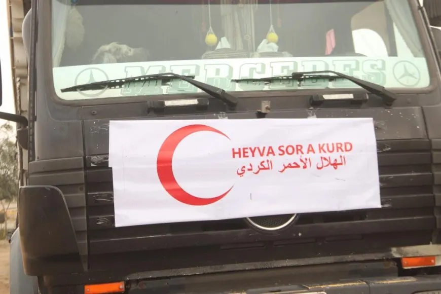 convoy of aid from NE,Syria region departs from Raqqa towards coast