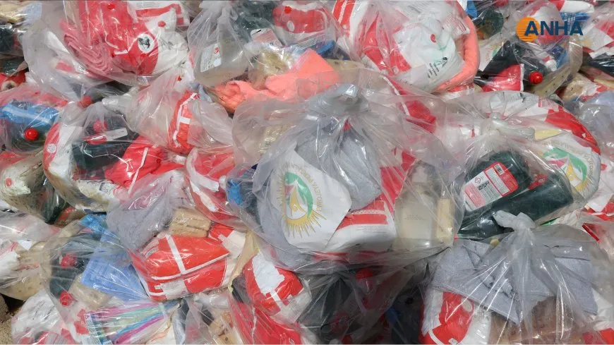 First of its kind: 350 tons of flour, thousands of aid packages delivered to Syrian Coast