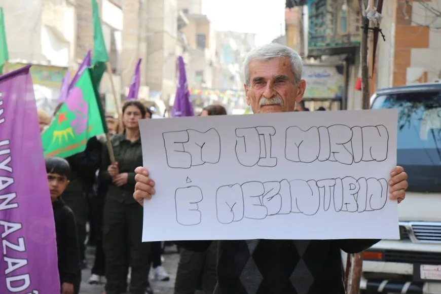 Aleppo women lead protest in support of Syrian coast 