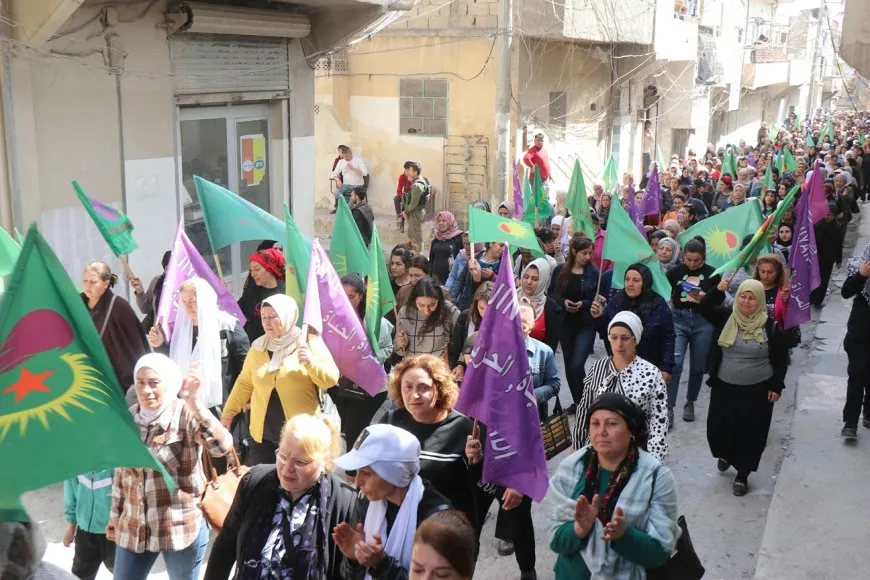 Aleppo women lead protest in support of Syrian coast 