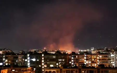 Israel bombs Damascus, Homs, and Hama
