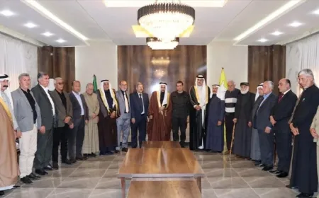 SDF commander receives Raqqa delegation, grants Pardon for Eid