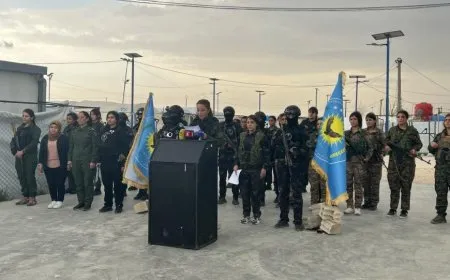 Internal Security Forces General Command - Women's Unit launches campaign in Roj camp