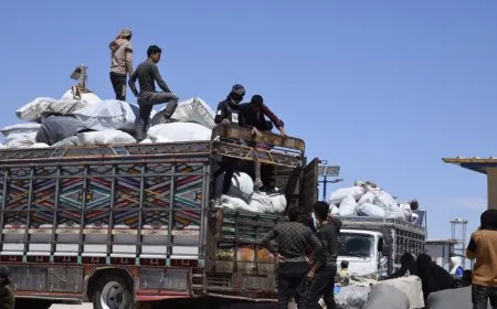 76 IDP families leave Al-Hol Camp for Deir ez-Zor