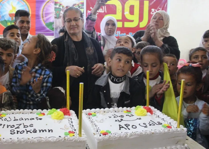 Celebration for martyrs’ children on Leader Ocalan’s birthday