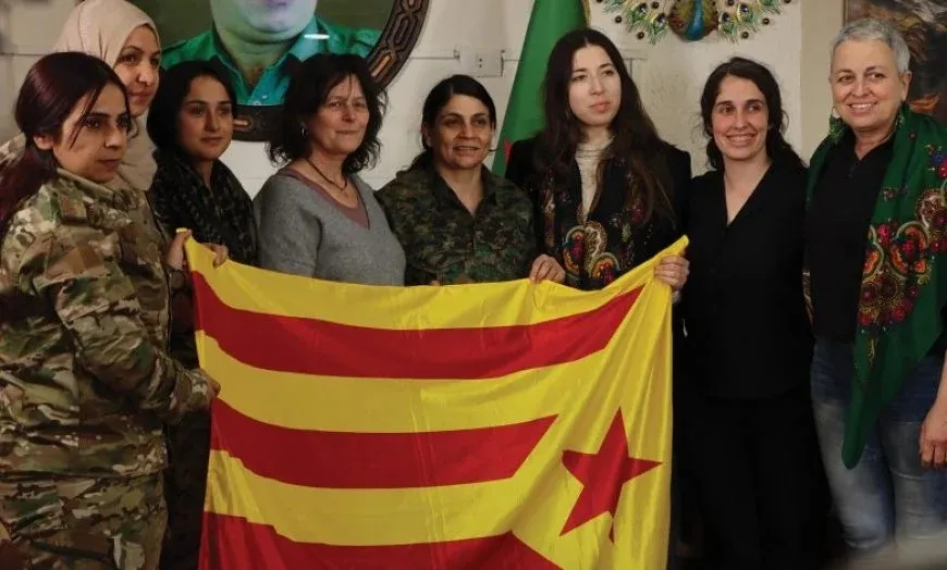 International delegation visits YPJ, discusses women's struggle