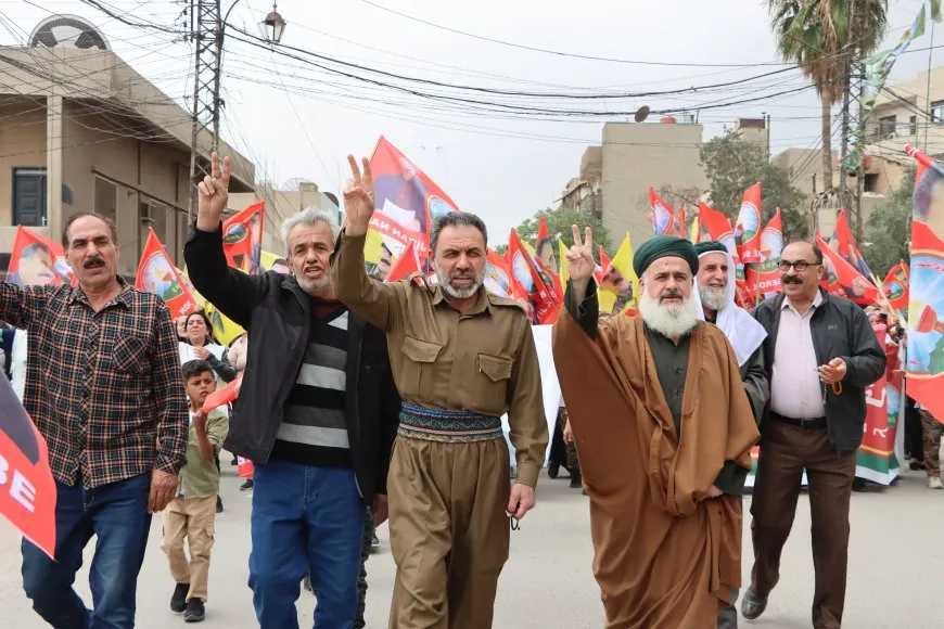 Thousands of people demand Leader Ocalan’s physical freedom