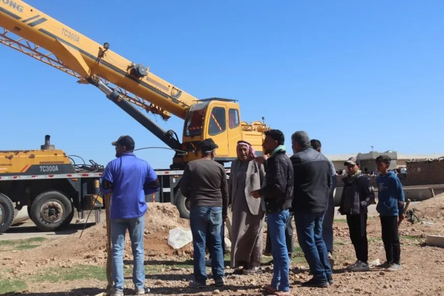 Intensive efforts in Raqqa Canton to rehabilitate irrigation projects in support of agriculture