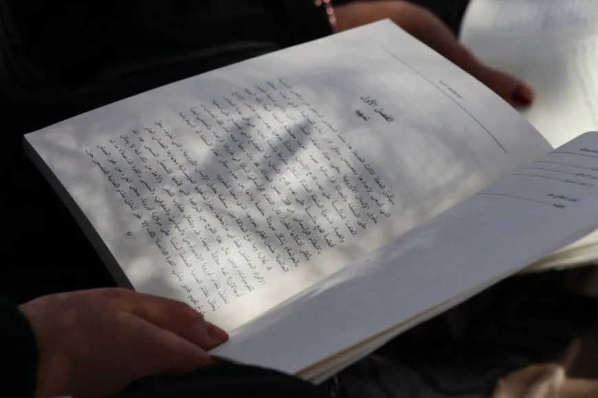 Group reading session of the leader Abdullah Ocalan's defense statements in Tabqa