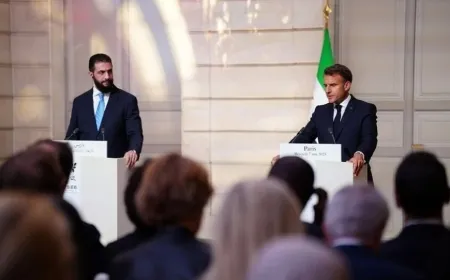 Macron meets Syria's al-Sharaa: Talks on SDF, sanctions, and stability