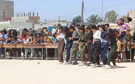 Raqqa celebrates Kurdish Language Day