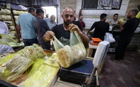 Only 4 bakeries operating in Gaza out of 25 WFP-contracted bakeries
