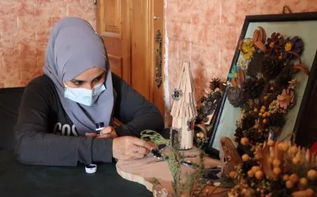 Crafting Hope: Syrian woman’s story of eesilience and success